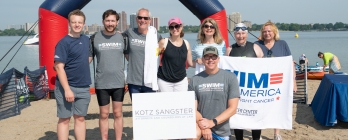Kotz Sangster Team Swims to Raise Funds for Cancer Research