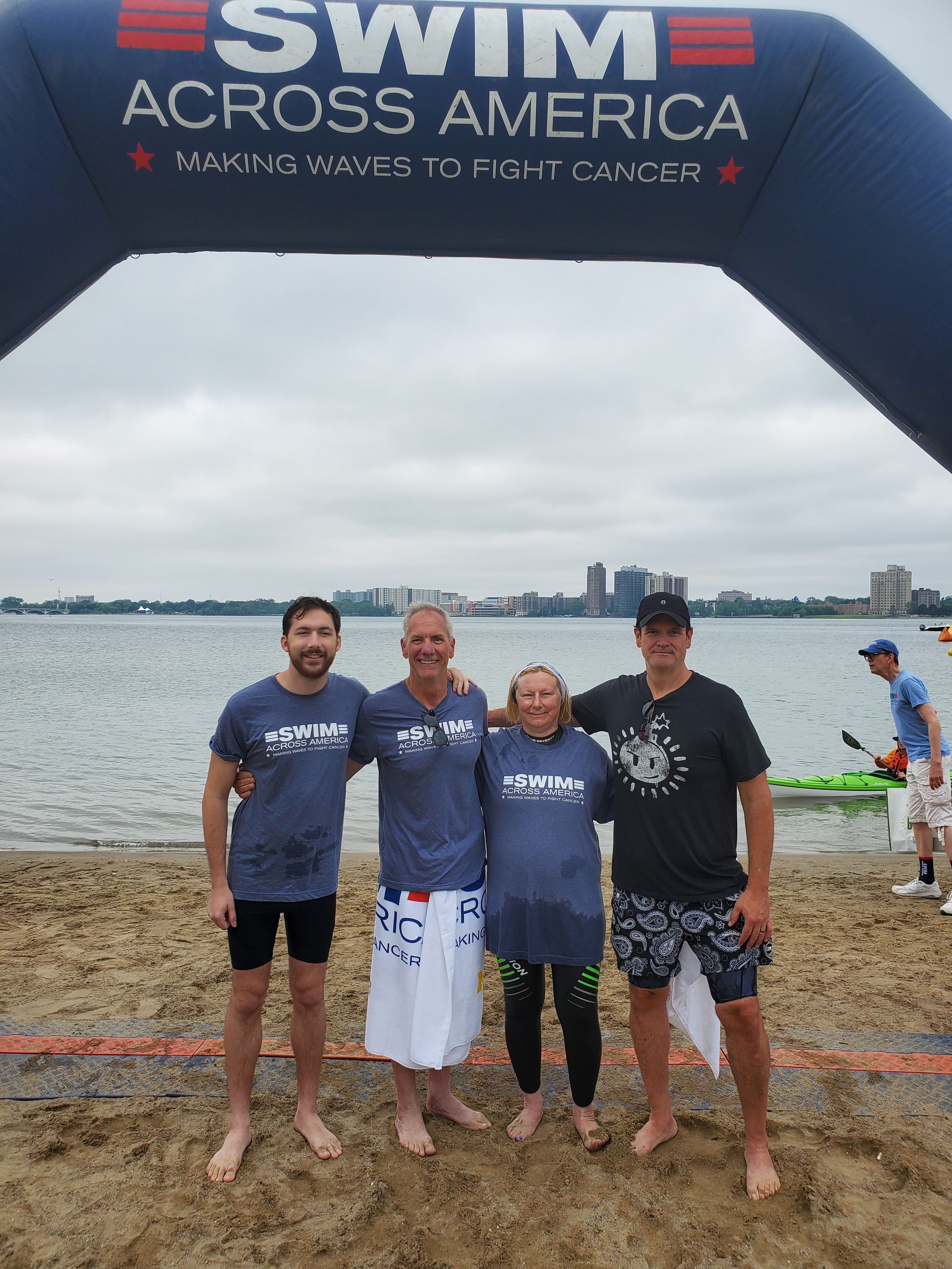 Pictured Left ot Right: Noah Boucher, Ed BOucher, Carolyn Wood and Doug Eyre